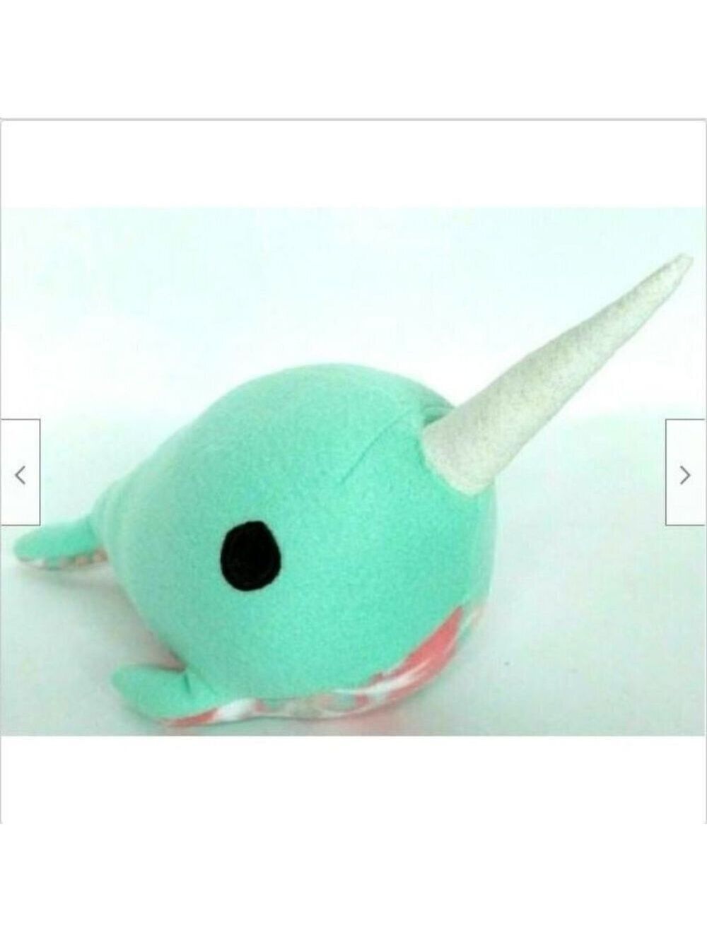 Narwhal Whale Plush 13.5 Inch Tie Dye